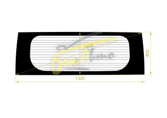 Стекло заднее с обогревом DAIHATSU WAKE 2014- (LA700) 
Бренд: BENSON