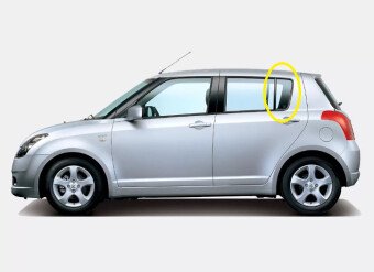 Стекло боковое SUZUKI SWIFT 2004-2010 (ZC31-5d) RQ/LH 
Бренд: BSG