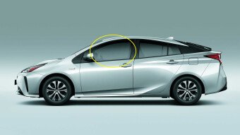 Стекло боковое TOYOTA PRIUS 2015- ZVW50 FD/LH фурнитура, 
Бренд: BENSON