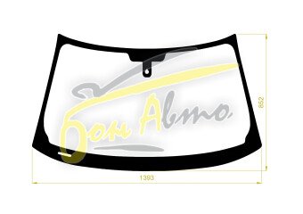 Стекло лобовое AUDI A1 2010- (8X1-3d-2013) место под датчик дождя молдинг, 
Бренд: BENSON с серой полосой