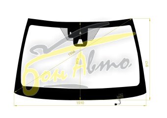 Стекло лобовое TOYOTA CAMRY 2017-2023 (ASV70-RHD) обогрев щеток, место под 1 камеру, место под датчик влажности, молдинг, 
Бренд: BENSON