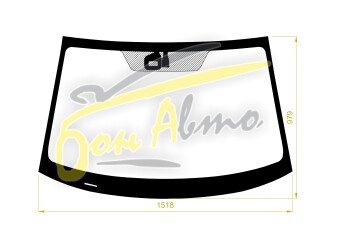 Стекло лобовое HAVAL H6 COUPE 2015-2019 (LHD) место под датчик дождя молдинг, 
Бренд: BENSON