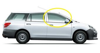 Стекло боковое NISSAN AD 2006-2016 Y12 FD/RH фурнитура, 
Бренд: BENSON