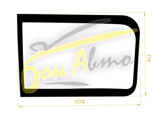 Стекло лобовое INTERNATIONAL 9000 2000- (R-1018*714) 
Бренд: КМК