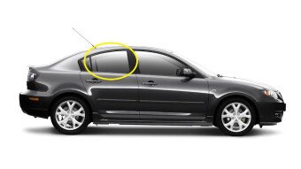 Стекло боковое MAZDA 3 2003-2008 (BK-4d sed) RD/RH 
Бренд: BSG