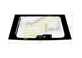 Стекло заднее с обогревом NISSAN CUBE 1998-2002 (Z10) 12 отверстий 
Бренд: BENSON