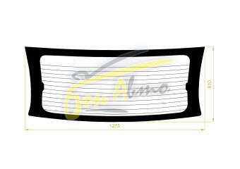 Стекло заднее с обогревом HONDA EDIX 2004-2009 (BE1) 
Бренд: FYG