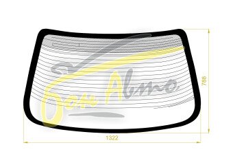 Стекло заднее с обогревом TOYOTA CHASER 1992-1996 (JZX90) 
Бренд: BENSON