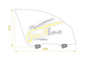 Стекло боковое BMW X5 2018- G05 LFD/LH фурнитура, 
Бренд: BENSON