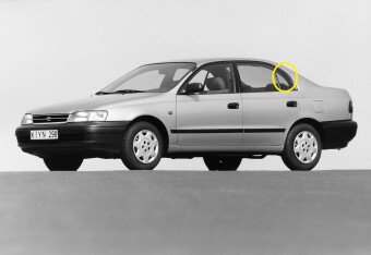Стекло боковое TOYOTA CARINA E 1992-1998 (#T19#) sed RQ/LH 
Бренд: BSG
