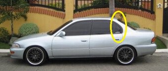 Стекло боковое TOYOTA SPRINTER 1991-1995 (#E10#) 4d sed RQ/LH 
Бренд: BSG