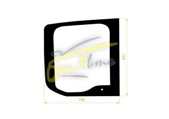 Стекло заднее с обогревом FORD TRANSIT 2013- (L-hi-cab) 1 отверстие 
Бренд: BENSON