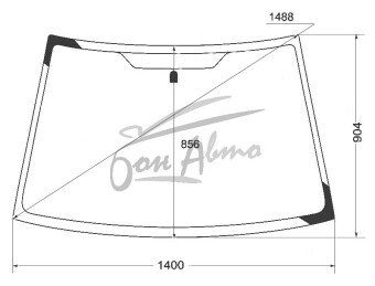 Стекло лобовое SUZUKI AERIO 2001-2007 (RA21S) 
Бренд: BSG