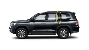 Стекло боковое TOYOTA LAND CRUISER 2015- (UZJ200) RQ/LH 
Бренд: BENSON