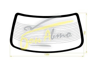 Стекло заднее с обогревом TOYOTA CAMRY GRACIA 1996-2001 (SXV20-4d sed) 
Бренд: BSG