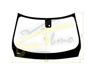 Стекло лобовое NISSAN PATHFINDER 2012- (R52-LHD) место под датчик дождя 
Бренд: BENSON с синей полосой