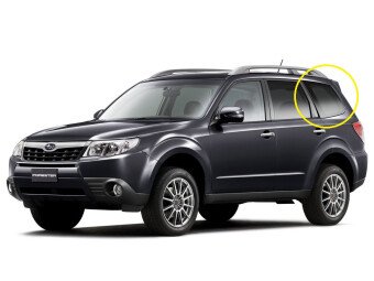 Стекло боковое SUBARU FORESTER 2008-2012 (SH5) SW/LH/X 
Бренд: BENSON Тонированное