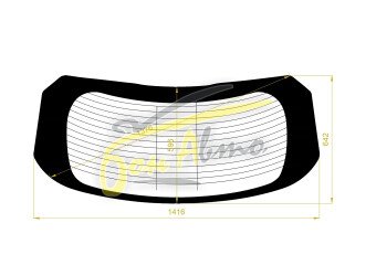 Стекло заднее с обогревом LEXUS RX 2015-2022 (AGL20) 
Бренд: BENSON Тонированное