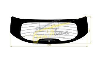 Стекло заднее с обогревом FORD ESCAPE 2012-2019 () 1 отверстие 
Бренд: BENSON