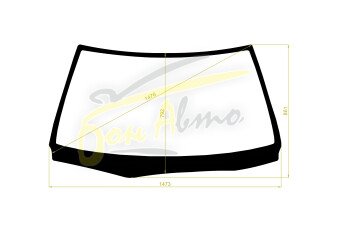 Стекло лобовое TOYOTA CROWN 1995-1999 (GS150-RHD-sed) 
Бренд: BENSON с синей полосой