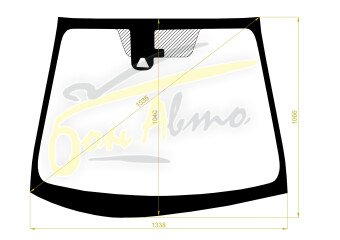 Стекло лобовое HONDA FIT 2013-2019 (GK-RHD-5d) место под 1 камеру 
Бренд: BENSON с синей полосой