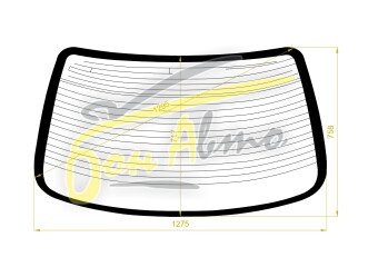 Стекло заднее с обогревом TOYOTA CARINA E 1992-1998 (ST190-4d sed) 
Бренд: BSG