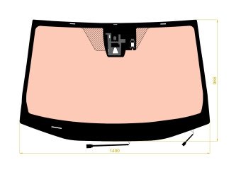 Стекло лобовое TOYOTA WILDLANDER 2019- (MXAA52-LHD) полный обогрев, место под 1 камеру, место под датчик дождя, 
Бренд: BENSON