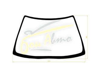 Стекло лобовое HONDA ACCORD 1993-1997 (CD7-2d coupe) 
Бренд: BENSON с синей полосой