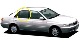 Стекло боковое TOYOTA CORONA PREMIO 1996-2001 ST210 RD/RH 
Бренд: BSG