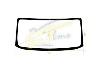 Стекло лобовое TOYOTA TOYOACE 2011- (WU700-1864*875*) 
Бренд: BENSON с синей полосой