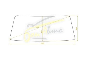 Стекло лобовое TOYOTA LAND CRUISER 1980-1989 (J60) 
Бренд: BSG с зеленой полосой