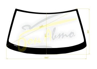 Стекло лобовое TOYOTA CELSIOR 1989-1994 (UCF10) 
Бренд: BSG Бронзовый оттенок с коричневой полосой