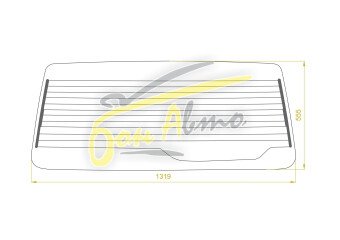 Стекло заднее с обогревом MITSUBISHI DELICA 1986-1999 (P1#W/P2#W/P3#W) 
Бренд: BSG