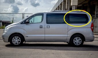 Стекло боковое HYUNDAI STAREX 2007- (TQ) SW/LH/X 
Бренд: BENSON