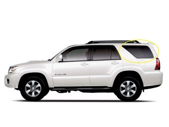 Стекло боковое TOYOTA 4RUNNER 2002-2009 N210 SW/LH/H/X антенна, 
Бренд: BENSON Тонированное