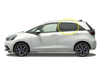 Стекло боковое HONDA FIT 2019- GR-5d RD/LH фурнитура, 
Бренд: BENSON Тонированное