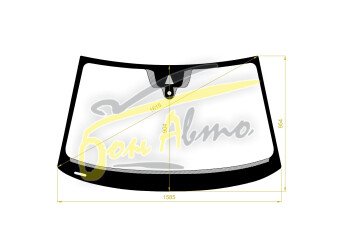 Стекло лобовое LAMBORGHINI URUS 2018- (SUV) место под 1 камеру, место под датчик дождя, 
Бренд: КМК