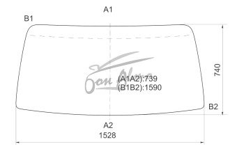 Стекло лобовое MITSUBISHI CANTER 2002- (FE700-hi-cab-1528*740*1590) 
Бренд: BENSON