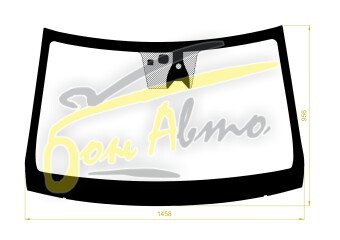 Стекло лобовое SSANGYONG TORRES 2023- (J100-LHD) место под 1 камеру, место под датчик дождя, место под датчик влажности, 
Бренд: BENSON с синей полосой