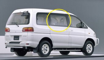 Стекло боковое MITSUBISHI DELICA 1994-2007 (PA5W) SF/RH/X 
Бренд: BENSON