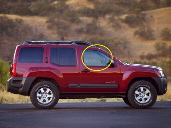 Стекло боковое NISSAN XTERRA 2005- (R51/N50) FD/RH 
Бренд: BENSON