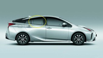 Стекло боковое TOYOTA PRIUS 2015- ZVW50 RD/RH фурнитура, 
Бренд: BENSON