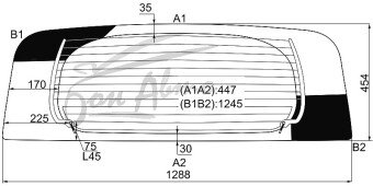 Стекло заднее с обогревом TOYOTA RACTIS 2005-2010 (NCP100) 
Бренд: BSG