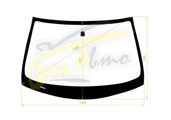 Стекло лобовое NISSAN SKYLINE 2006-2014 (V36-4d sed) 
Бренд: BENSON с серой полосой