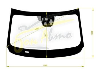 Стекло лобовое MAZDA CX-9 2016- (TC-LHD) место под 3 камеры, место под датчик дождя, 
Бренд: BENSON