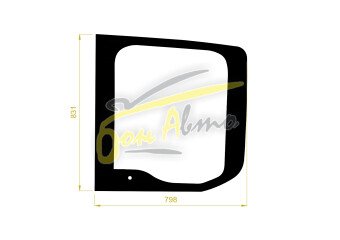 Стекло заднее с обогревом FORD TRANSIT 2013- (R-hi-cab) 1 отверстие 
Бренд: BENSON