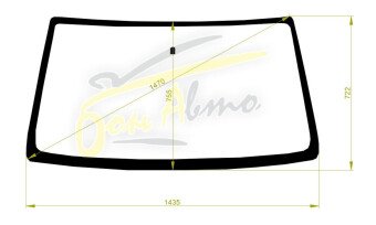 Стекло лобовое ISUZU RODEO 1989-1998 (TFS) 
Бренд: BENSON с серой полосой