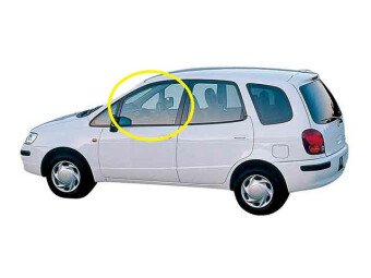 Стекло боковое TOYOTA COROLLA SPACIO 1996-2001 (AE11#) FD/LH 
Бренд: BSG