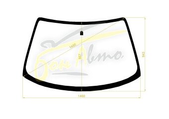 Стекло лобовое MAZDA FAMILIA 1998-2004 (BJ-5d h/b) 
Бренд: BSG с зеленой полосой