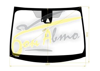 Стекло лобовое TOYOTA PRIUS a 2011- (ZVW40-2017-) место под 1 камеру, место под датчик дождя, 
Бренд: ZDG